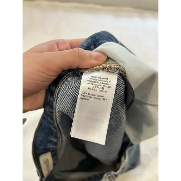Madewell Women’s The Perfect Jean Denim HR Festival Boho Indie Cotton Sz 29 - Picture 5 of 7